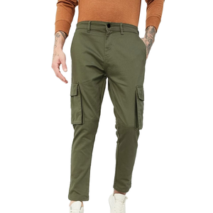 Pantalones Deportivos Casuales para Hombre, Cintura Ajustable, Color Sólido, Pierna Recta, Ecológicos, Impermeables, Transpirables, 100% Poliéster - Product Image 1