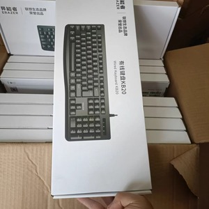 Kb20 Nhà Máy Trực Tiếp 104-Key <span class=keywords><strong>USB</strong></span> Có Dây Máy Tính Để Bàn Bàn Phím Máy Tính Tùy Chỉnh Thiết Kế Chống Thấm Nước Cho Văn Phòng Chơi Game - Product Image 2