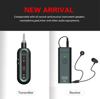 Système de monitoring intra-auriculaire sans fil TX-M9 pour chanteur, retour de scène, accompagnement musical, hôte audio, retour vocal en temps réel, IEM UHF