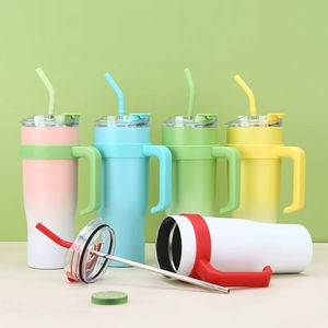 Taza metálica de 40 oz al por mayor, tazas de regalo para empresas, taza de café con aislamiento al vacío con pajita y tapa para acampar al aire libre - Product Image 5
