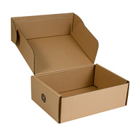 Cajas de Cartón Corrugado Reutilizables para Ropa, Cajas de Envío de Papel Kraft Marrón, Cajas de Correo Personalizadas para Prendas