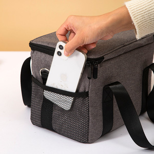 Cross-Border Portable Large Insulation Lunch Box New Popular Picnic Bag Strap for Office Workers School Promotional Backpack