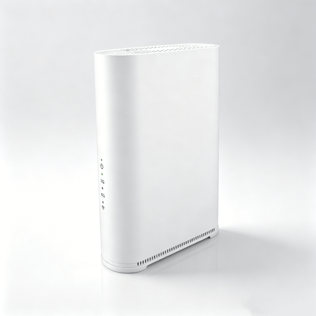 Super Fast 5G CPE Router With SIM Slot, 4Gbps WiFi6, 4 Gigabit Ports, Plug & Play Internet for Home, Office & Small Business
