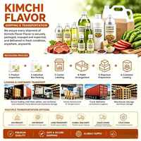 Essence de Kimchi Coréen de Qualité Alimentaire pour Snacks et Assaisonnements