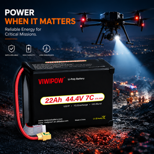New Arrival Emergency Response Drone Battery 44.4V 22000mah Lipo Battery Cell 12S 7C Lithium Ion Pack Drone - Product Image 4