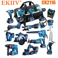 EKIIV 21v 4.0Ah 20-v Max Kits d'outils électriques sans fil au lithium-ion / Ensemble d'outils électriques / Perceuse sans fil