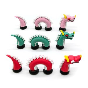 Personnalisés en silicone souple pvc 2D <span class=keywords><strong>Crocs</strong></span> figurines en PVC caoutchouc PVC silicone porte-clés de voiture décoration de chaussures chaussons décorés - Product Image 5