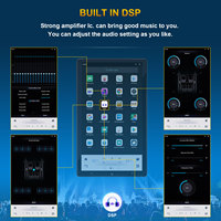 Autoradio GPS Android 13,6 pouces 2din Écran vertical Moniteur de voiture pour universel avec WiFi USB Appliquer Carplay Autoradio