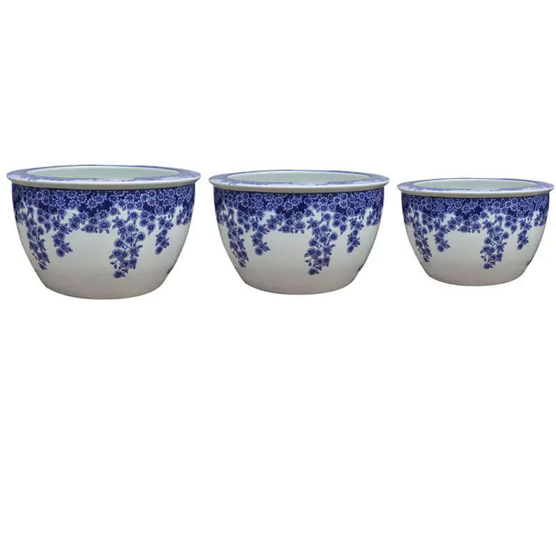 RZUG10-11-12-L-M-S Cina Indah harga yang baik ukuran besar keramik pot bunga