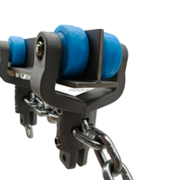 Nouvelle conception 2026 : Chariot à poulies automatique en nylon pour suspension d'oiseaux et volailles, équipement d'abattoir, pièces de ligne aérienne
