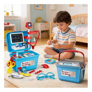 Juego de Juguetes de Doctor de la Imaginación, Kit Médico de Plástico para Niños, Juego de Imitación de Hospital y Clínica, Juego Educativo de Roles, Regalo de Aprendizaje - Product Image 5