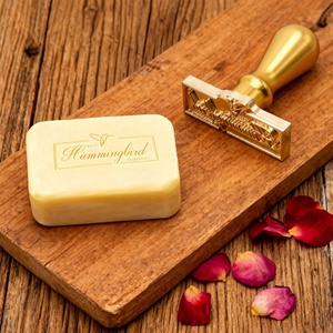 Bespoke Custom Copper <b>Soap</b> Logo Stamp-Personalized Embossing Mold for Branded Handmade <b>Soap</b> Household Product 7-Year <b>Mould</b> Life - Product Image 2