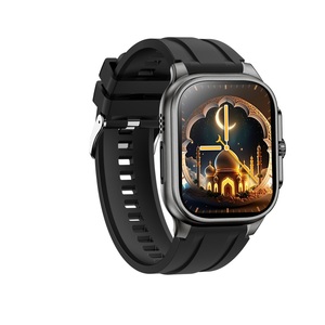 Fabbrica M77 Max Smartwatch musulmano Quran Allah Islam Koran preghiera allarme Qibla direzione bussola Bt chiamata orologio intelligente impermeabile - Product Image 1