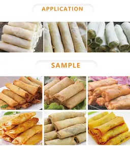 Vietnamese Egg Roll Lumpia Spring Roll Pastry Making Machine Manufacturer