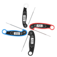 Thermomètre numérique de cuisson pour viande, pliable, avec alarme et affichage max/min, pour barbecue et cuisine – Vente Flash
