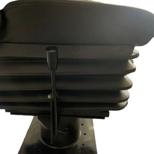 Siège conducteur <span class=keywords><strong>de</strong></span> wagon <span class=keywords><strong>de</strong></span> chemin <span class=keywords><strong>de</strong></span> fer YSR en cuir avec suspension mécanique noir YSR911-44D pour véhicules <span class=keywords><strong>de</strong></span> construction, camions et chariots élévateurs - Product Image 5