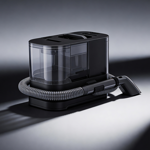 Nettoyeur vapeur électrique multifonction portable à piles avec contrôle par application pour le nettoyage des tissus humides/secs, des canapés et des tapis à la maison - Product Image 3