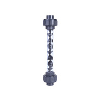 Pour AMBOHR DN15 PVC/UPVC tuyau en plastique mélangeur statique Transparent taille en option pour pièces de rechange de Machine à ozone avec garantie 1 an