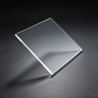 Feuille acrylique PMMA transparente antistatique de qualité industrielle pour la protection des machines