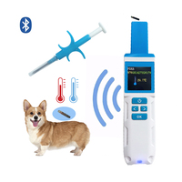 Lector de Sensor de Temperatura RFID de 134.2kHz, HDX FDX-B, Escáner de Microchip para Perros y Gatos, Escáner Portátil con Pantalla OLED, ABS, Escáner de Chips para Mascotas