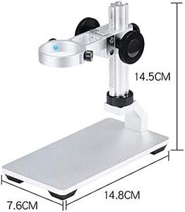 Kit d'accessoires pour microscope à bras unique <span class=keywords><strong>articulé</strong></span> Digital USB G600 Aluminium Alloy Boom Stand Slides trinocular microscope - Product Image 2