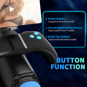 AIERSHA Nouveau Masturbateur Automatique Rétractable Vaginal et Télétactile avec Écran <span class=keywords><strong>Vidéo</strong></span>, Vibration et Aspiration - Product Image 6