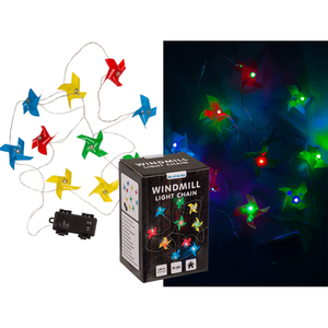 Cadena ligera, molino de viento, con 10 LED, - Product Image 1