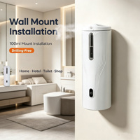 Diffuseur d'arômes intelligent électrique en métal, contrôlé par application, à fixation murale ou sur table, double usage, 100 ml, pour huiles essentielles domestiques, directement de l'usine