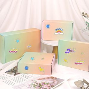 Luxury Custom Recycled Materials <b>Cardboard</b> Gift Mailing Mailer Shipping <b>Box</b> Corrugated Paper Packaging Four-Color Printing - Product Image 5