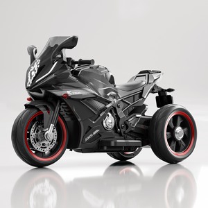 <span class=keywords><strong>Moto</strong></span> électrique classique 12V à double moteur pour enfants, 3 roues stables, musique, lumières LED, jouet à roulettes pour l'extérieur A23-3 - Product Image 3