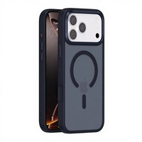 Coque de téléphone transparente pour 17 Pro Max, magnétique, résistante aux chutes, couverture intégrale, sensation premium, coque de téléphone transparente avec protection de l'appareil photo