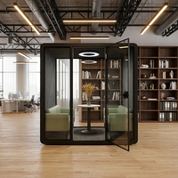 Design moderne Espace privé Bureau Réunion Cabine de travail Cabine de bureau insonorisée Cabine acoustique silencieuse Cabine de réunion