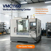 Centre d'usinage vertical CNC intelligent VMC1160 avec système KND AI, pour l'automobile, la fabrication de moules, le fraisage de composants mécaniques