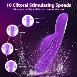 Vendita calda impermeabile per adulti massaggio dildo vibratore juguetes sessuales vibratore giocattoli sessuali donne g spot clitoride coniglio vibratore