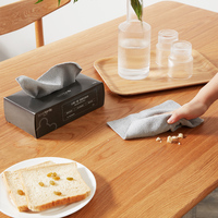 Chiffons de nettoyage en microfibre Smart Rags, lot de 20, sans peluches, réutilisables, sans bords, légers, séchage rapide, pour le nettoyage de la vaisselle de cuisine