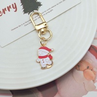 Gantungan Kunci Natal Kawaii Santa Pohon Natal Gantungan Tas Liontin Dekorasi Natal Gantungan Kunci Musim Dingin Grosir Dekorasi Natal