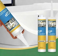 Offre spéciale MOQ, adhésif 100% silicone résistant aux UV, mastic silicone GP, silicone acétoxy pour vitres, aquariums