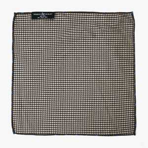 جيب حريري أنيق للرجال مربع مربع مصنوع يدويًا حافة ملفوفة وشاح مربع مثالي ومديل حرير كلاسيكي عتيق - Product Image 3