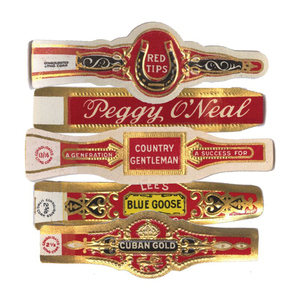 Bán buôn nhãn dán sang trọng công ty Cá nhân hóa nhãn xì gà tùy chỉnh 3D vàng dập nổi nhãn ban nhạc xì gà - Product Image 5