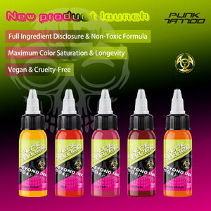 Tinta para <span class=keywords><strong>Tatuajes</strong></span> <span class=keywords><strong>Punk</strong></span>, Suministros Profesionales para Arte Corporal, Juego de Tinta Líquida Orgánica de 55 Colores, 30 ml, Maquillaje Permanente, Pintura Corporal, <span class=keywords><strong>Tatuajes</strong></span> - Product Image 4