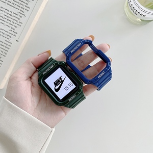 สายนาฬิกา TPU รุ่นใหม่ ปี <span class=keywords><strong>2021</strong></span> พร้อมเคสสำหรับ <span class=keywords><strong>Apple</strong></span> <span class=keywords><strong>Watch</strong></span> 1/2/3/4/5/6/7 สายแบบสปอร์ต - Product Image 3