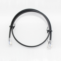 Câbles de raccordement téléphonique RJ12 6P6C pour intérieur Câble modulaire droit