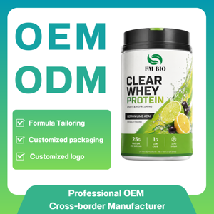 Protéine en Poudre Isolat de Lactosérum Transparente Marque Blanche OEM Citron Lime Açaï 25g Protéines Zéro Sucre Faible en Glucides Supplément Pré et Post-Entraînement - Product Image 2