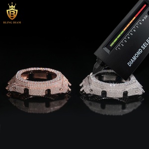 Nouveau Kit de Pièces Personnalisées pour Montre <span class=keywords><strong>GA2100</strong></span> : Boîtier, Lunette et Bracelet – Accessoires Homme Or Rose, Moissanite VVS, Argent 925 - Product Image 5
