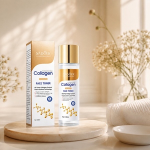Ensemble de soins de la peau anti-rides au collagène SADOER, sérum pour le visage, tonique, nettoyant, lotion, crème, crème pour les yeux, kit de soins du visage raffermissant et hydratant - Product Image 5