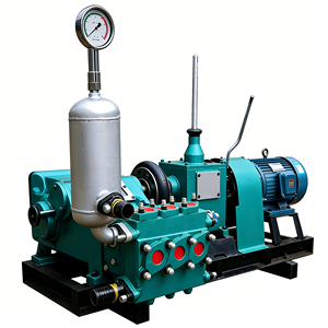 Bomba de Lodo Tríplex Horizontal de Alta Presión, Portátil, Accionada por Diésel, DAHAN BW150, para Plataformas de Perforación Petrolera e Ingeniería Geotécnica - Product Image 1