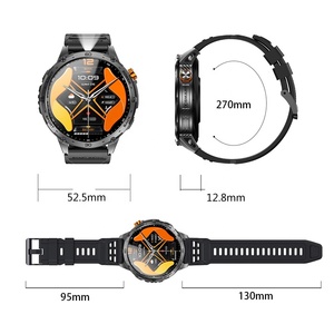 2025 K69 Smart Watch 1.75'' AMOLED Screen with LED Flashlight Waterproof Blood Oxygen BT Call Sport Smartwatch Men - Product Image 6