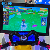 Parc d'attractions à pièces Kiddie Ride Toddler Airship Arcade Swing Car Game Machine à vendre