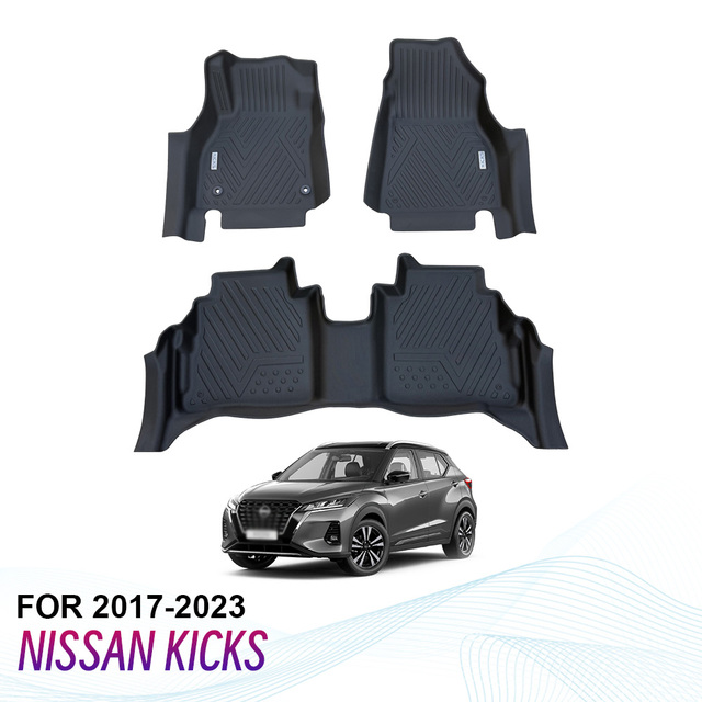 Wholesale Car 5D Deep Dish Floor Matting Rear Trunk Tray Liners Car Foot Mat for Nissan Kicks Accessories 2019-2021