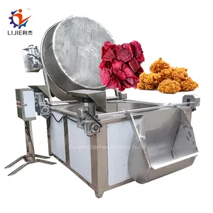 Automatic Batch Frying Machine Deep Fryer Basket Fried Chicken Nuggets